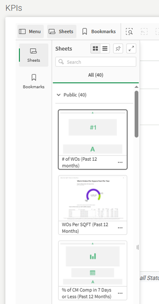 KPI tab 